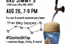 Astronomy on Tap Seattle VI: August 26th at Bad Jimmy's