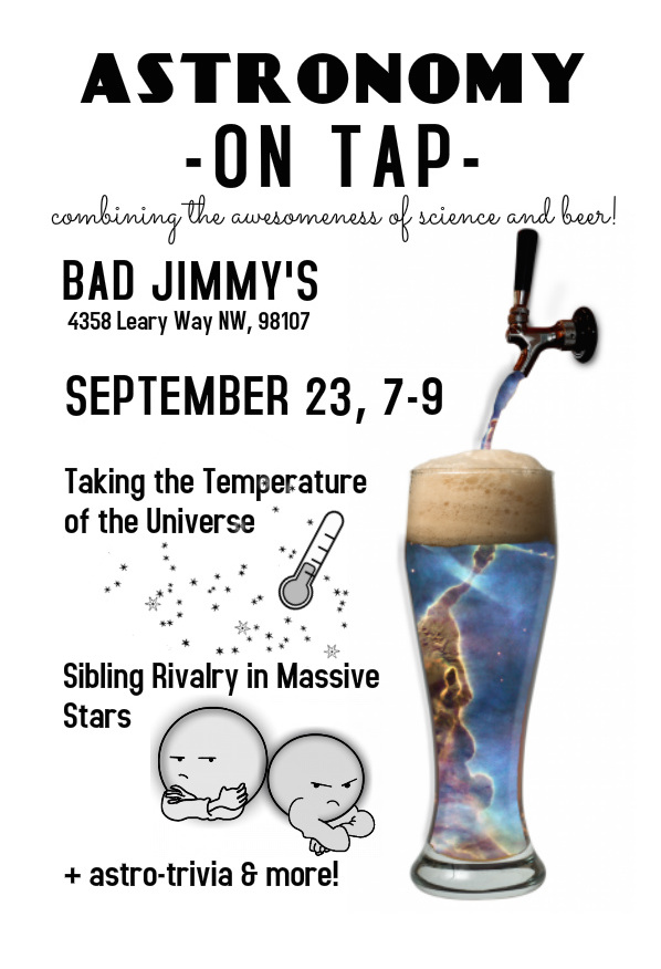 Astronomy on Tap Seattle VII: September 23rd at Bad Jimmy's