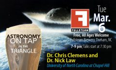 Astronomy on Tap Triangle #6: Tuesday, March 6, 2017