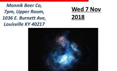 AoT Louisville: 7 Nov 2018, The First Galaxies