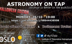 Astronomy on Tap Oslo: October 26, 2020