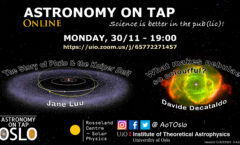 Astronomy on Tap Oslo: November 30, 2020