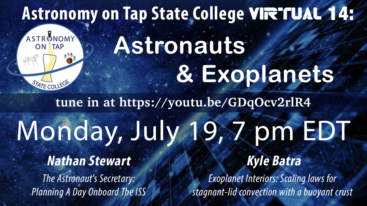 Listen to Nate Stewart and Kyle Batra on July 19 at 7 pm eastern