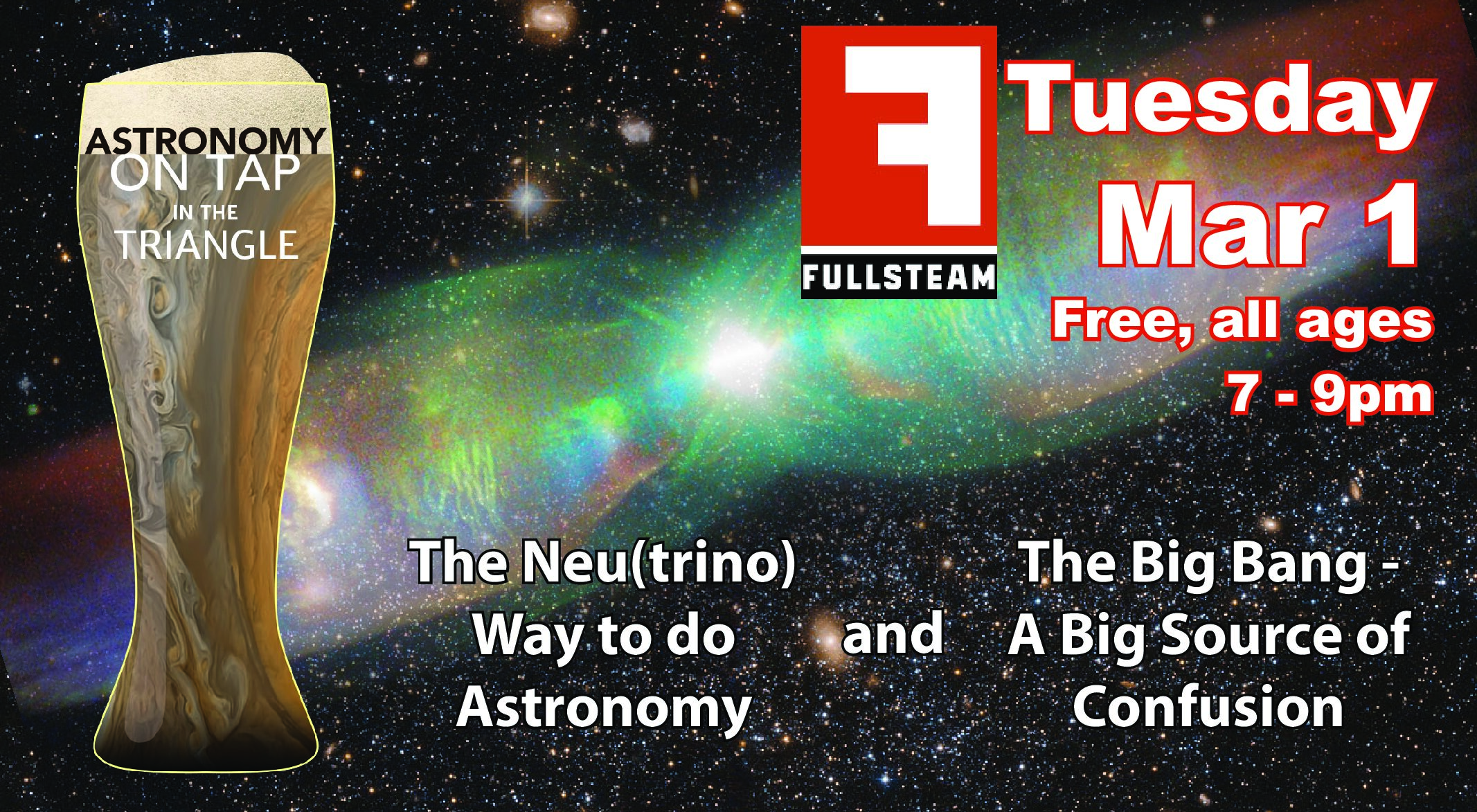 Astronomy on Tap Triangle: Tuesday, March 1, 2022