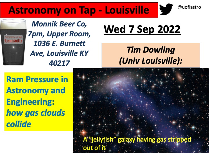 Astronomy on Tap-Louisville, Sep. 7, 2022