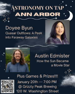 Ann Arbor Astronomy on Tap: Cosmic Winds & Hollywood Suns