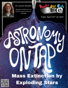 Astronomy on Tap Corvallis: Mass Extinction by Exploding Stars