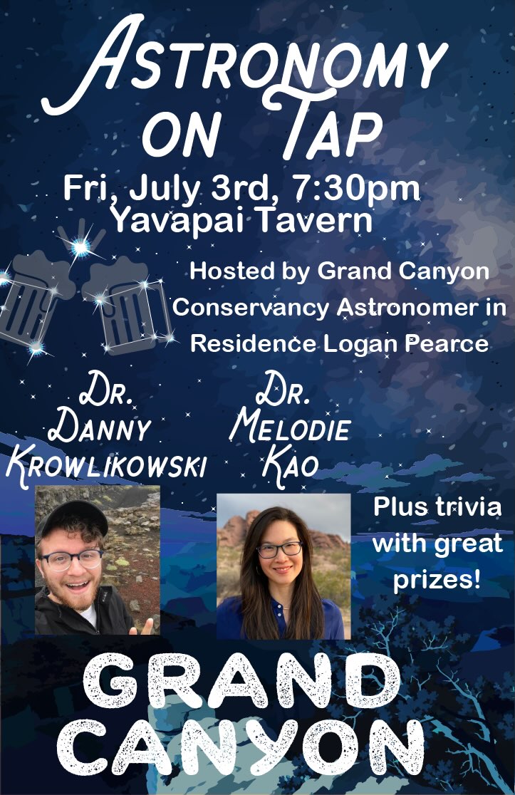 Astronomy on Tap Fly-By at the Grand Canyon! @ Yavapai Tavern